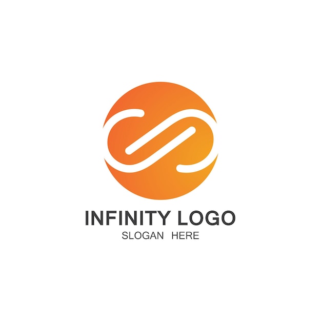 Ícone de modelo de logotipo do infinity