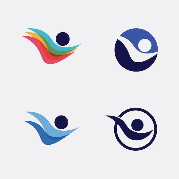 Ícone de negócios e gráfico de vetor de design de logotipo