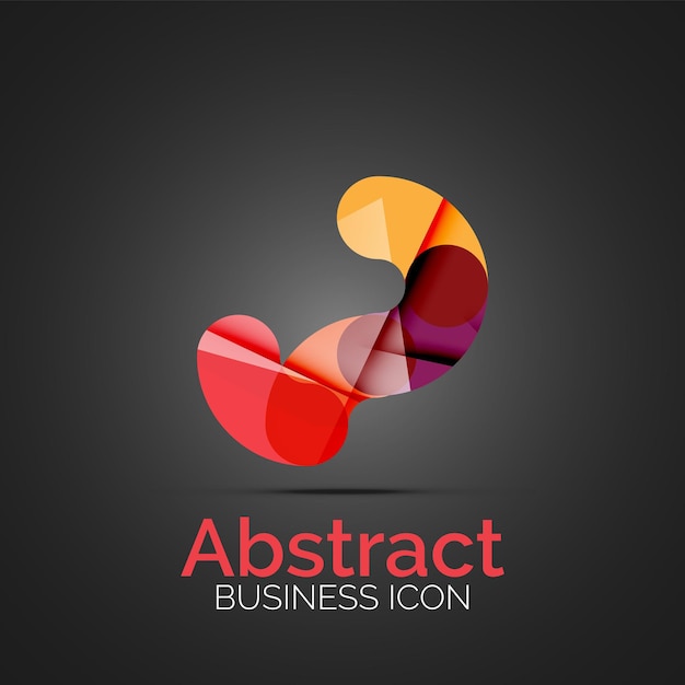 Vetor Ícone de negócios simétrico abstrato