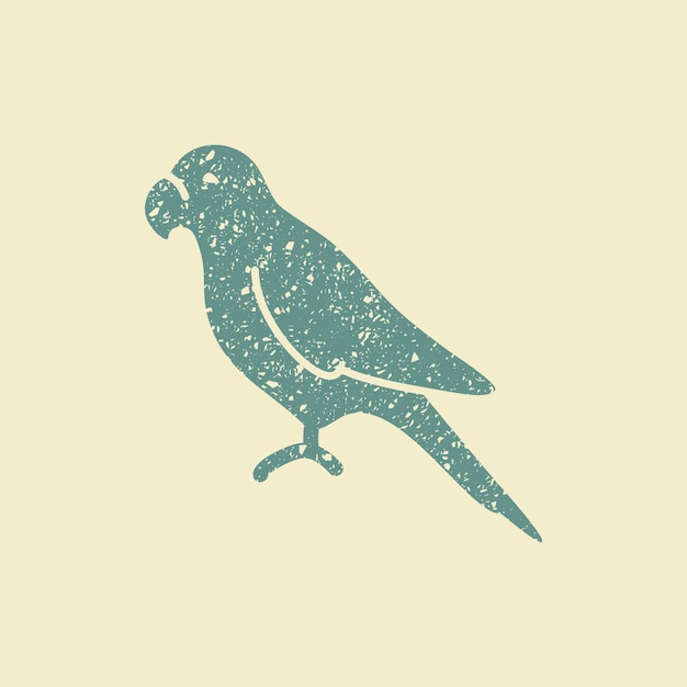 Ícone de papagaio plano
