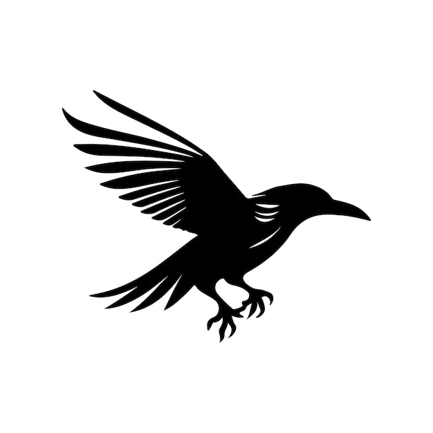 Ícone de pássaro preto