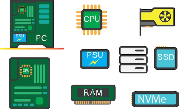 Ícone de peça de computador