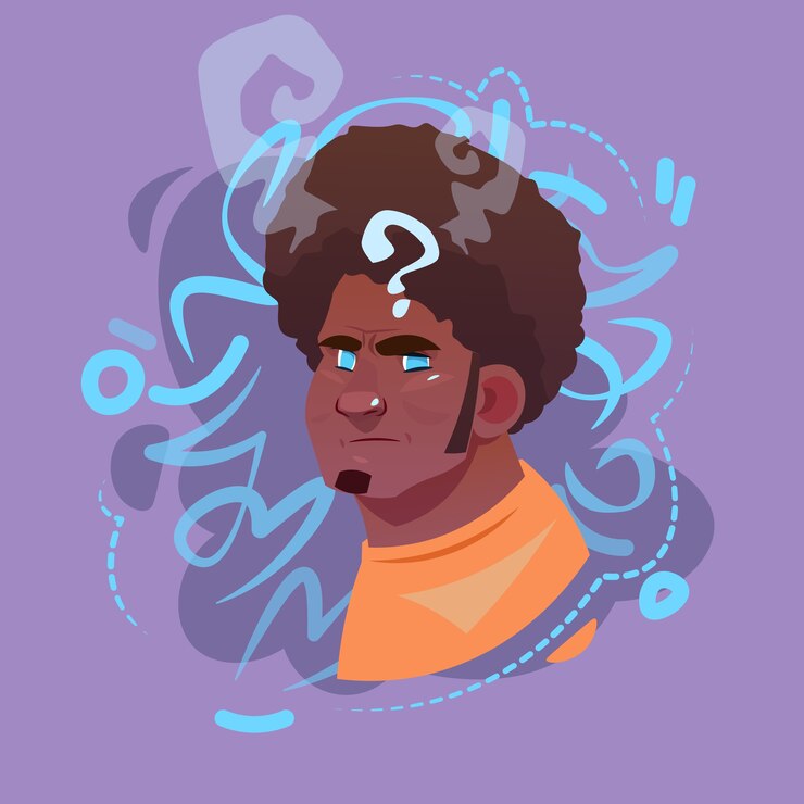 Vetor ícone de perfil árabe masculino emoção avatar