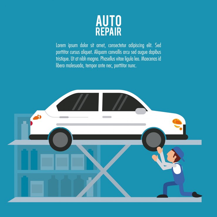 Vetor ícone de reparação automática de mecânica