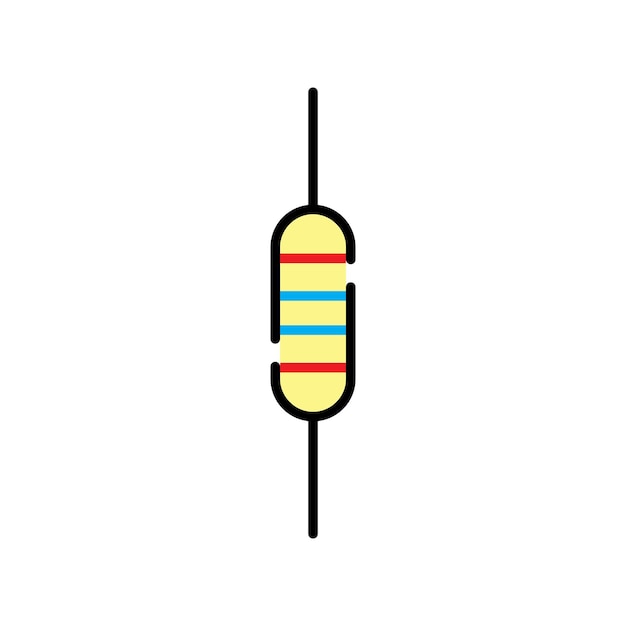 Ícone de resistência modelo de vetor ilustração design de logotipo