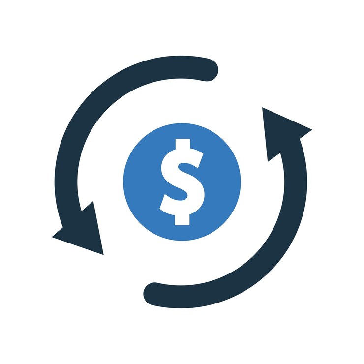 Vetor ícone de retorno do investimento logotipo vetorial editável