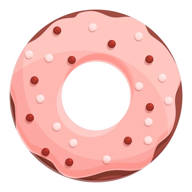 Vetor Ícone de rosquinha desenho do ícone de rosquinha para web design isolado no fundo branco