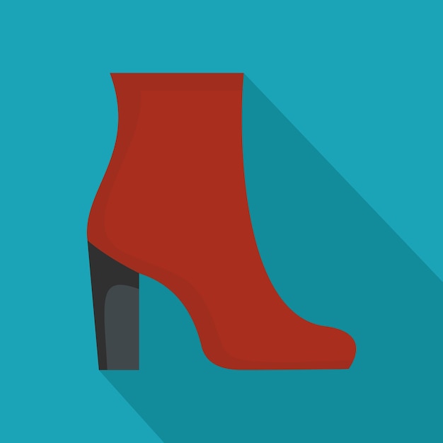 Ícone de sapatos de mulher ilustração plana do ícone de vetor de sapatos de mulher para qualquer design da web