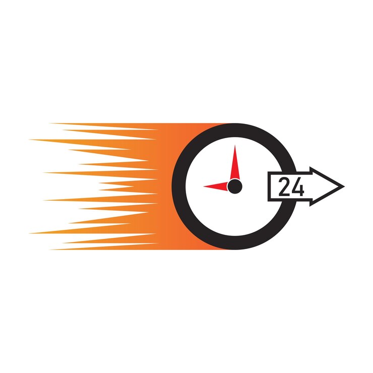 Vetor ícone de serviço 24 horas