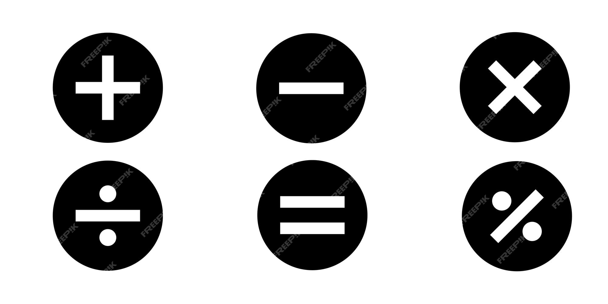 Sinais Algébricos & Símbolos Da Matemática Ilustração do Vetor - Ilustração  de raiz, menos: 107372454