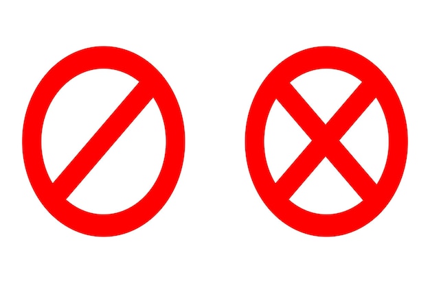 Vetor Ícone de sinal de alerta vermelho proibido para símbolo de parada ou caspa