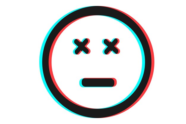 Ícone de sorriso Ilustração em vetor nas cores azuis, vermelhas e pretas. Emoji em fundo branco. Сharacter para web ou design de cartão. Logotipo do ícone de sorriso, aplicativo, interface do usuário.