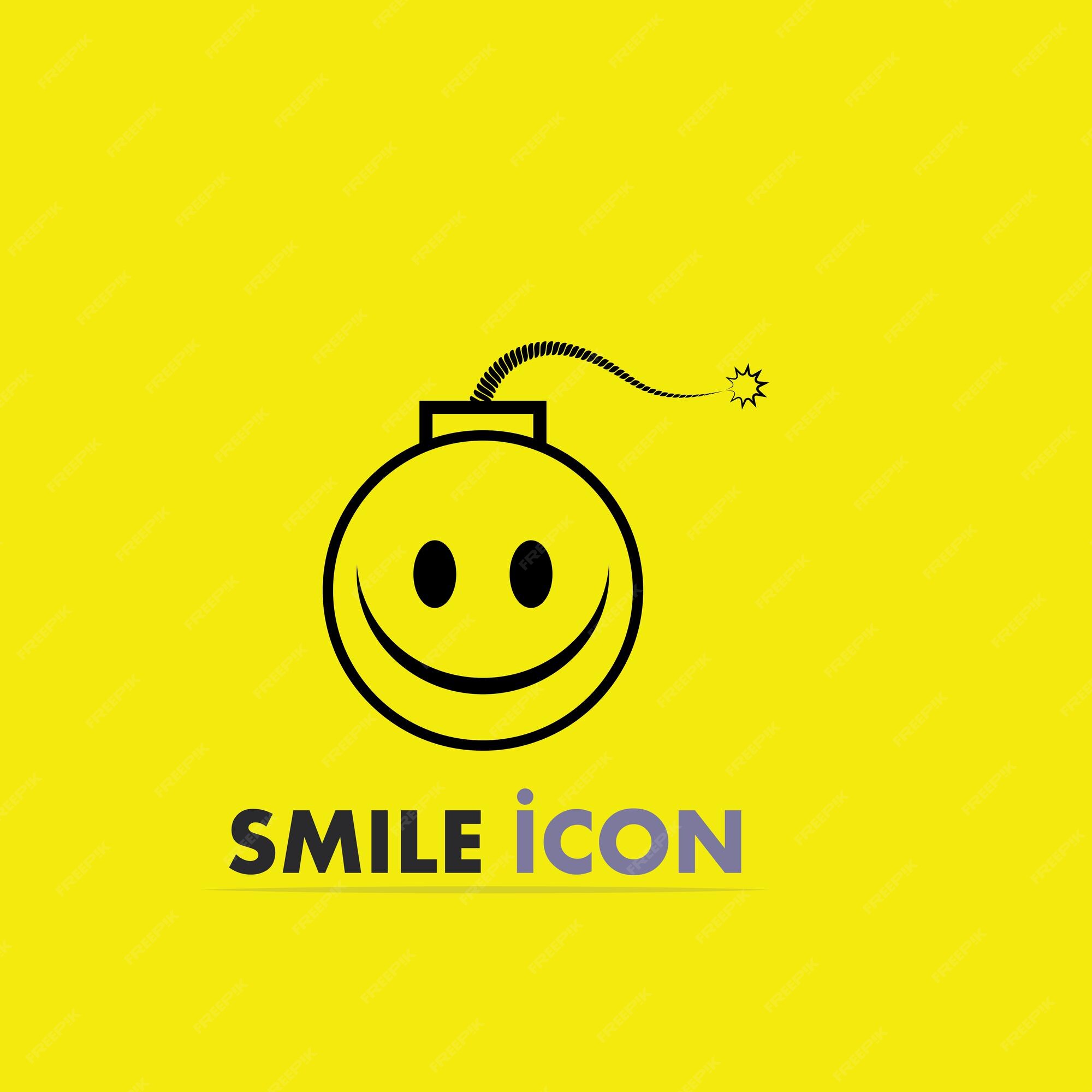 Design PNG E SVG De Rosto De Emoticon De Sorriso Simples Para