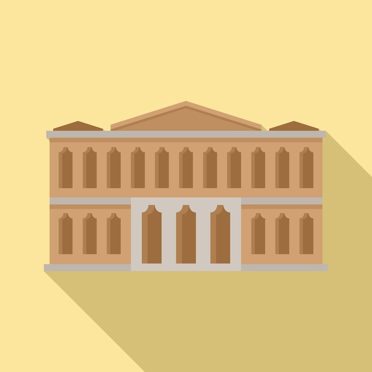 Vetor ícone de teatro de balé ilustração plana do ícone vetor de teatro de balé para web design