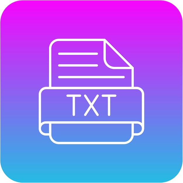 Vetor Ícone de texto