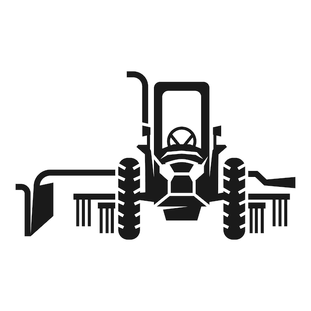 Design PNG E SVG De Ícone De Trator Agrícola Para Camisetas