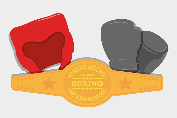 Vetor ícone de treinamento de esporte de boxe cinto de luva