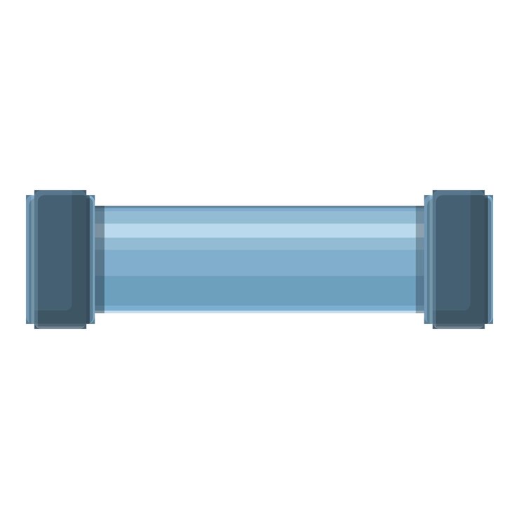 Vetor ícone de tubo de mangueira ícone vetorial de tubo de mangueza para design web isolado em fundo branco
