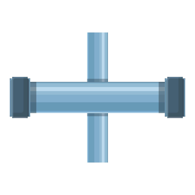 Ícone de tubo de PVC Ícone vetorial de tubo de pvc para design web isolado em fundo branco