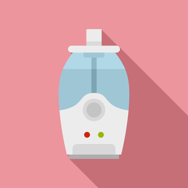 Ícone de umidificador de ar ilustração plana do ícone vetor de umidificador de ar para web design