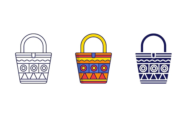 Ícone de vetor de bolsa