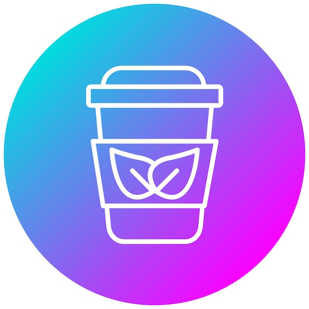 Ícone de vetor de menta de café Pode ser usado para o conjunto de ícones da Coffee Shop