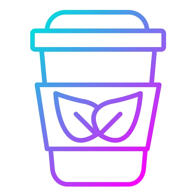 Ícone de vetor de menta de café Pode ser usado para o conjunto de ícones da Coffee Shop