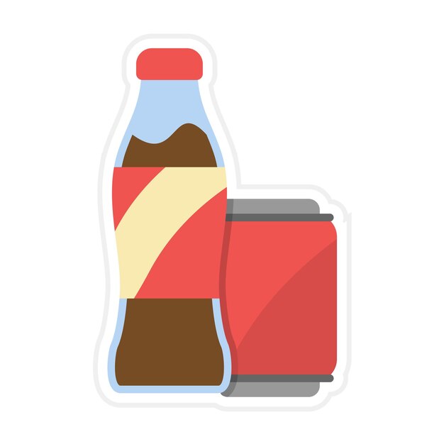 Ícone de vetor de refrigerante pode ser usado para o conjunto de ícones de entrega de alimentos