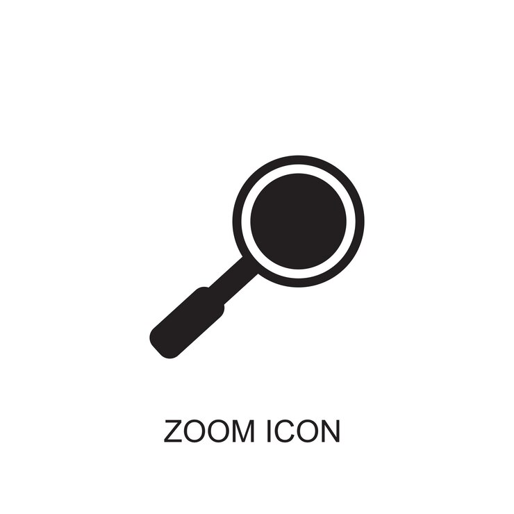 Ícone de vetor de zoom