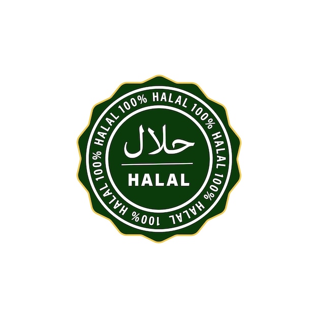 ícone de vetor halal