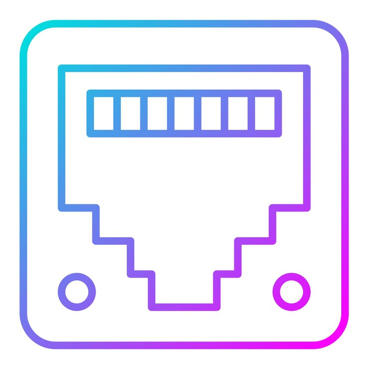 Vetor ícone de vetor rj45 pode ser usado para o conjunto de ícones de ferramentas de eletricista
