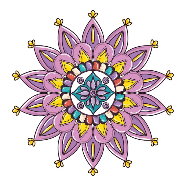 Ícone decorativo mandala