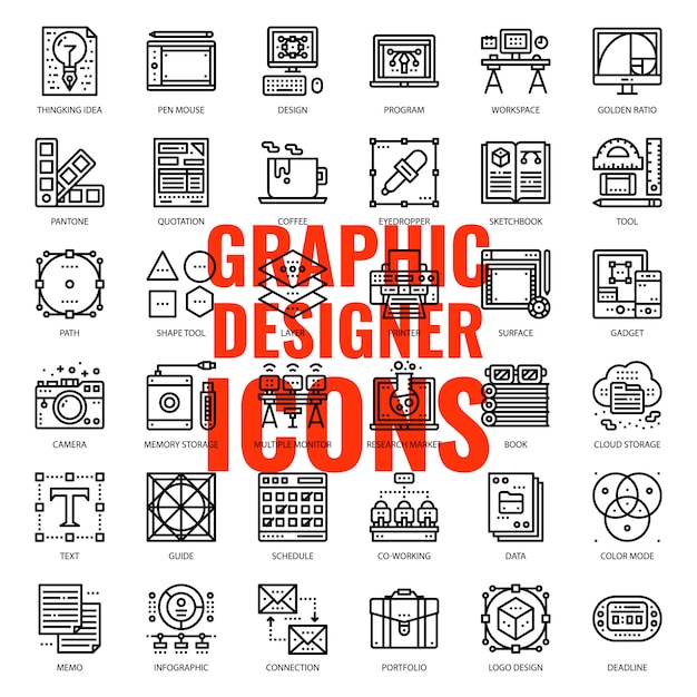 Ícone designer gráfico