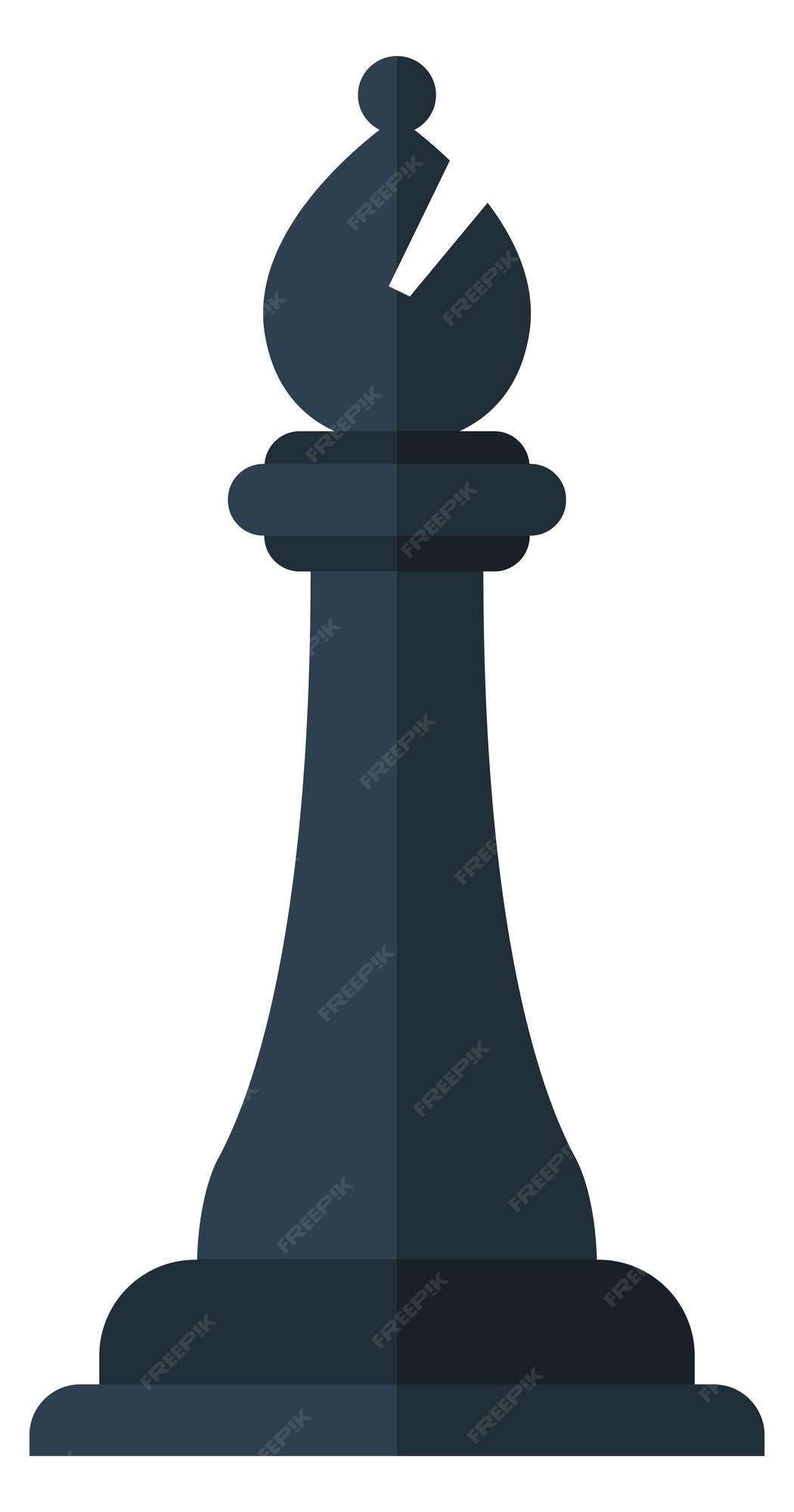 Bispo Preto Versus Branco Uma Linha Desenho Ilustração Jogo De Xadrez  Conceito Design Minimalista. Royalty Free SVG, Cliparts, Vetores, e  Ilustrações Stock. Image 136380084