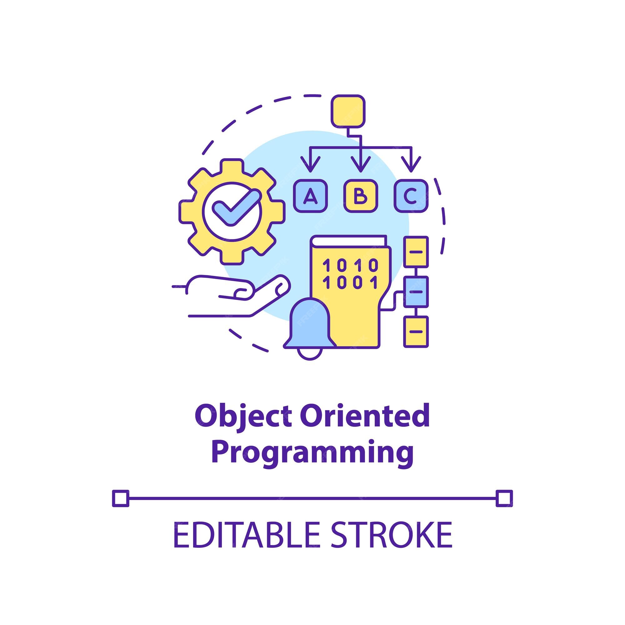 Ícone do conceito de programação orientada a objetos