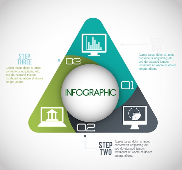 Ícone do design infográfico