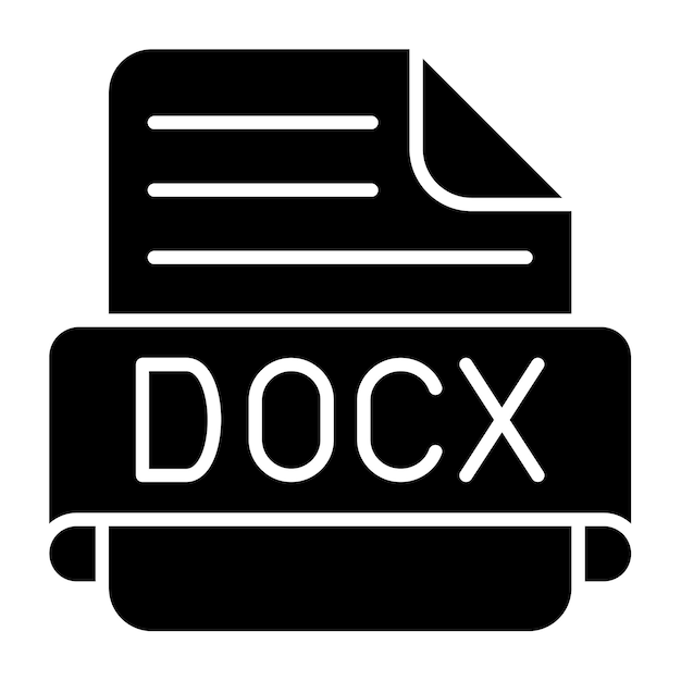 Vetor Ícone do docx