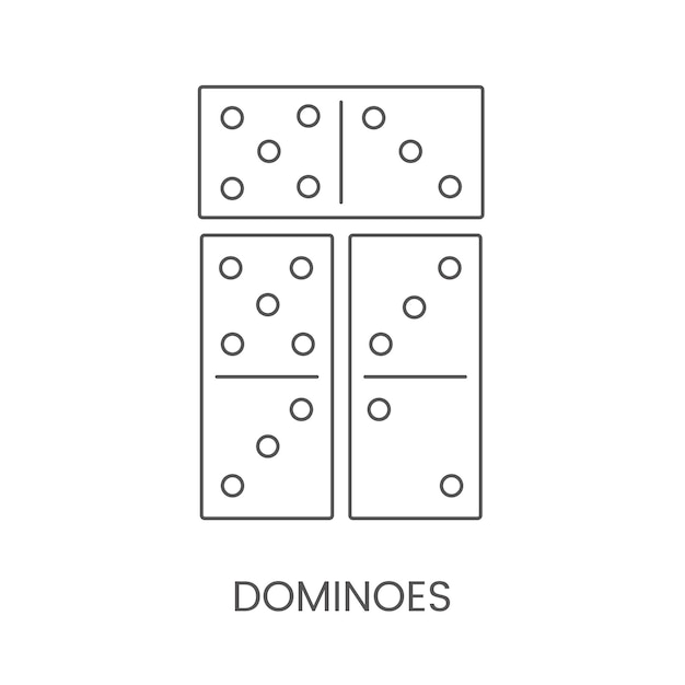 Dominó - ícones de jogos grátis