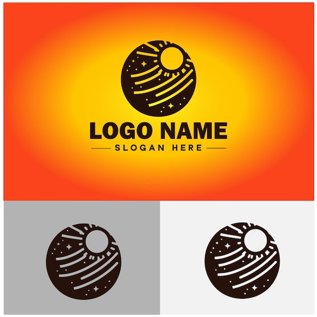 Ícone do globo logotipo planeta terra gráficos de arte vetoriais para marca de negócios ícone modelo de logotipo do globo