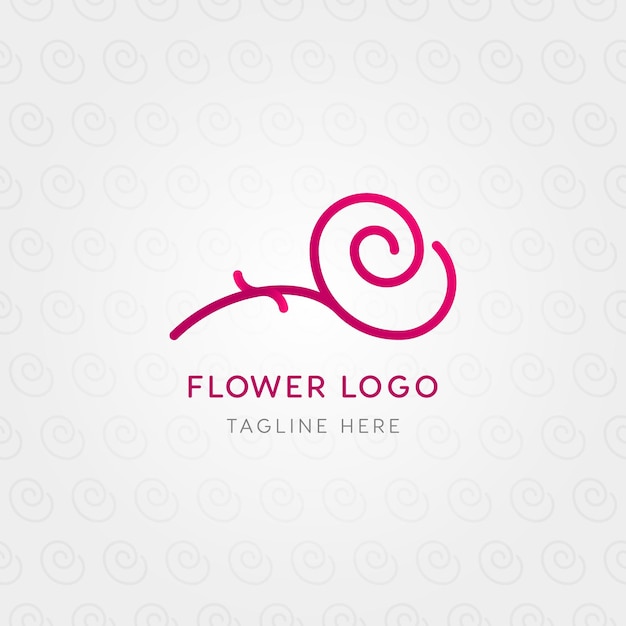 Ícone do logotipo da flor