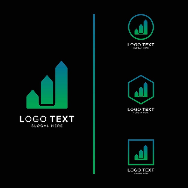 Ícone do logotipo da letra w design elementos do modelo