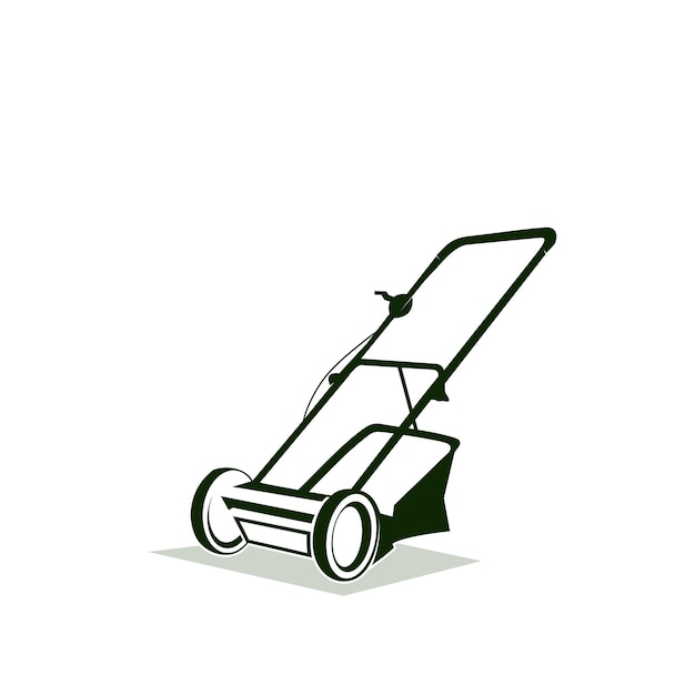 Ícone do logotipo do cortador de grama