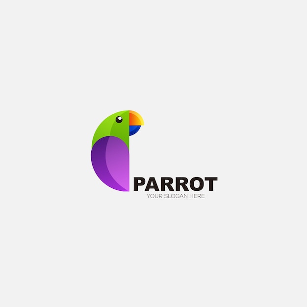 ícone do logotipo do modelo de design de vórtice gradiente