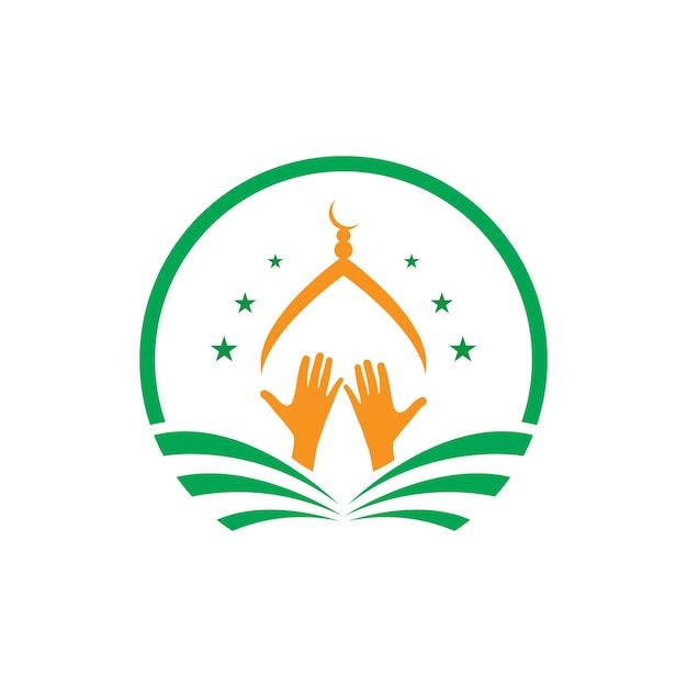 Vetor Ícone do logotipo islâmico