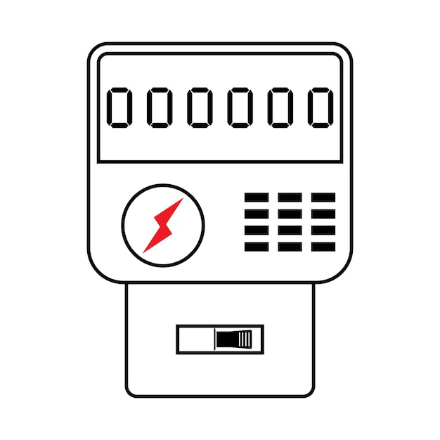 Ícone do medidor de eletricidade