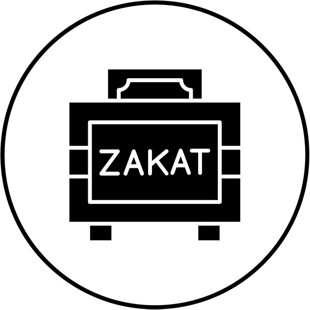 Vetor Ícone do zakat