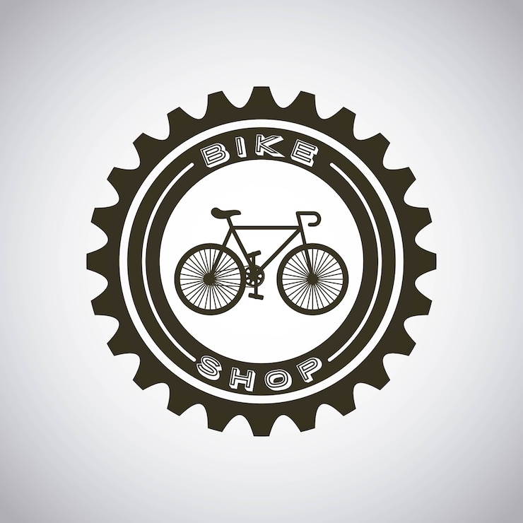 Vetor ícone retrô de veículo de bicicleta