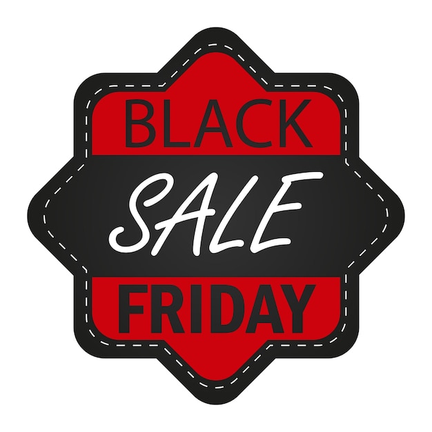 Ícone simples de black friday para folhetos e panfletos de banners publicitários