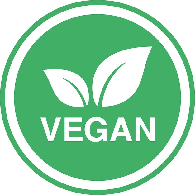 Vetor Ícone vegano