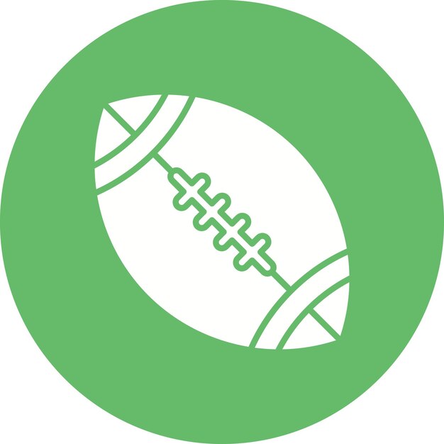 Ícone vetorial de rugby pode ser usado para o conjunto de ícones das olimpíadas